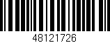 Código de barras (EAN, GTIN, SKU, ISBN): '48121726'