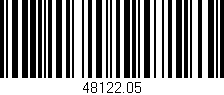 Código de barras (EAN, GTIN, SKU, ISBN): '48122.05'