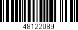 Código de barras (EAN, GTIN, SKU, ISBN): '48122089'