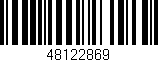Código de barras (EAN, GTIN, SKU, ISBN): '48122869'