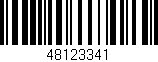 Código de barras (EAN, GTIN, SKU, ISBN): '48123341'
