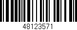 Código de barras (EAN, GTIN, SKU, ISBN): '48123571'