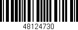 Código de barras (EAN, GTIN, SKU, ISBN): '48124730'