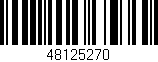 Código de barras (EAN, GTIN, SKU, ISBN): '48125270'