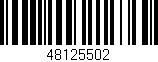 Código de barras (EAN, GTIN, SKU, ISBN): '48125502'