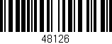 Código de barras (EAN, GTIN, SKU, ISBN): '48126'