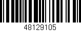 Código de barras (EAN, GTIN, SKU, ISBN): '48129105'