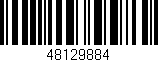 Código de barras (EAN, GTIN, SKU, ISBN): '48129884'