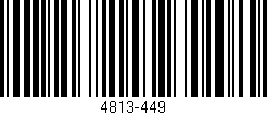 Código de barras (EAN, GTIN, SKU, ISBN): '4813-449'