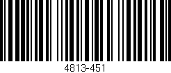 Código de barras (EAN, GTIN, SKU, ISBN): '4813-451'