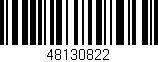 Código de barras (EAN, GTIN, SKU, ISBN): '48130822'