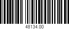 Código de barras (EAN, GTIN, SKU, ISBN): '48134.00'