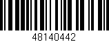 Código de barras (EAN, GTIN, SKU, ISBN): '48140442'