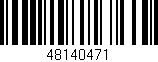 Código de barras (EAN, GTIN, SKU, ISBN): '48140471'