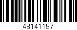 Código de barras (EAN, GTIN, SKU, ISBN): '48141197'