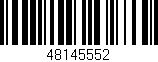 Código de barras (EAN, GTIN, SKU, ISBN): '48145552'
