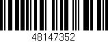 Código de barras (EAN, GTIN, SKU, ISBN): '48147352'