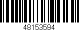 Código de barras (EAN, GTIN, SKU, ISBN): '48153594'
