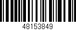 Código de barras (EAN, GTIN, SKU, ISBN): '48153849'