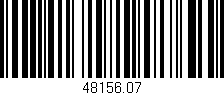 Código de barras (EAN, GTIN, SKU, ISBN): '48156.07'
