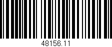Código de barras (EAN, GTIN, SKU, ISBN): '48156.11'