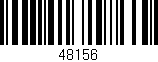 Código de barras (EAN, GTIN, SKU, ISBN): '48156'