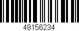 Código de barras (EAN, GTIN, SKU, ISBN): '48156234'