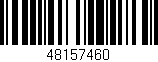 Código de barras (EAN, GTIN, SKU, ISBN): '48157460'