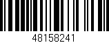 Código de barras (EAN, GTIN, SKU, ISBN): '48158241'