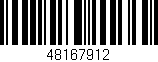 Código de barras (EAN, GTIN, SKU, ISBN): '48167912'