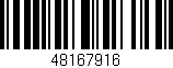 Código de barras (EAN, GTIN, SKU, ISBN): '48167916'