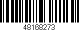 Código de barras (EAN, GTIN, SKU, ISBN): '48168273'