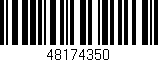 Código de barras (EAN, GTIN, SKU, ISBN): '48174350'