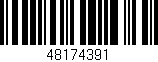Código de barras (EAN, GTIN, SKU, ISBN): '48174391'