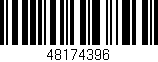 Código de barras (EAN, GTIN, SKU, ISBN): '48174396'