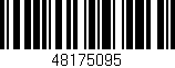 Código de barras (EAN, GTIN, SKU, ISBN): '48175095'