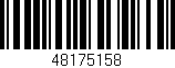 Código de barras (EAN, GTIN, SKU, ISBN): '48175158'