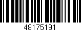 Código de barras (EAN, GTIN, SKU, ISBN): '48175191'