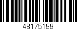 Código de barras (EAN, GTIN, SKU, ISBN): '48175199'
