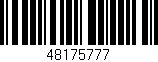 Código de barras (EAN, GTIN, SKU, ISBN): '48175777'