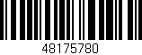 Código de barras (EAN, GTIN, SKU, ISBN): '48175780'