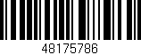 Código de barras (EAN, GTIN, SKU, ISBN): '48175786'