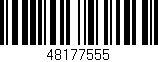 Código de barras (EAN, GTIN, SKU, ISBN): '48177555'