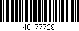 Código de barras (EAN, GTIN, SKU, ISBN): '48177729'