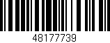 Código de barras (EAN, GTIN, SKU, ISBN): '48177739'