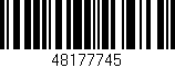 Código de barras (EAN, GTIN, SKU, ISBN): '48177745'