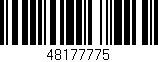 Código de barras (EAN, GTIN, SKU, ISBN): '48177775'