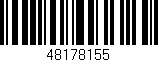 Código de barras (EAN, GTIN, SKU, ISBN): '48178155'