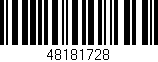 Código de barras (EAN, GTIN, SKU, ISBN): '48181728'