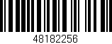 Código de barras (EAN, GTIN, SKU, ISBN): '48182256'